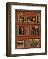 Librairie IV-Pela Design-Framed Art Print