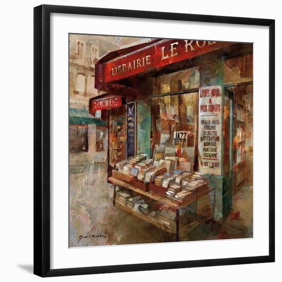 Librairie Paris-Noemi Martin-Framed Art Print