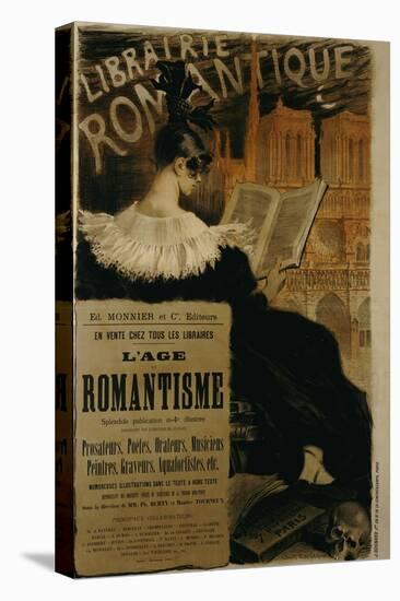 Librairie Romantique, 1887-Eugene Grasset-Stretched Canvas