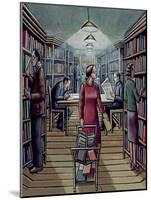 Library, 2003-PJ Crook-Mounted Giclee Print