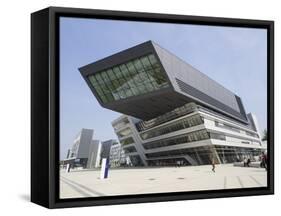 Library and Learning Centre, Designed by Zaha Hadid, University of Economics and Business-Jean Brooks-Framed Stretched Canvas