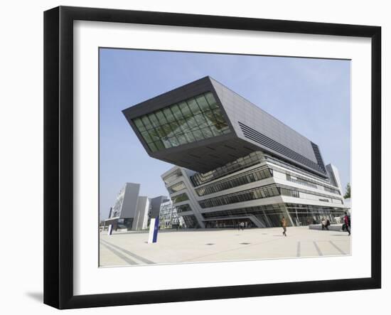 Library and Learning Centre, Designed by Zaha Hadid, University of Economics and Business-Jean Brooks-Framed Photographic Print