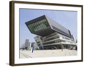 Library and Learning Centre, Designed by Zaha Hadid, University of Economics and Business-Jean Brooks-Framed Photographic Print