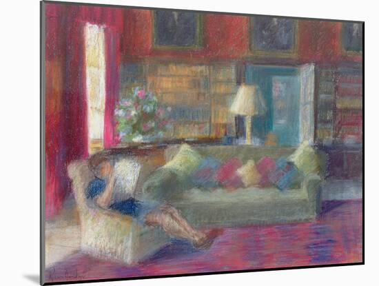 Library at Thorpeperrow-Karen Armitage-Mounted Giclee Print