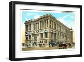 Library,Chicago, Illinois-null-Framed Art Print