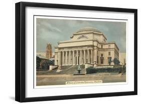 Library, Columbia University, New York City-null-Framed Art Print