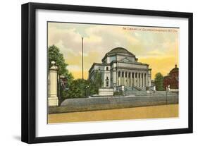 Library, Columbia University, New York City-null-Framed Art Print