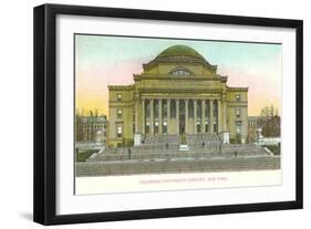 Library, Columbia University, New York City-null-Framed Art Print