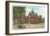 Library, Danbury, Connecticut-null-Framed Art Print