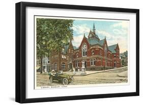 Library, Danbury, Connecticut-null-Framed Art Print