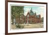 Library, Danbury, Connecticut-null-Framed Premium Giclee Print