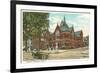 Library, Danbury, Connecticut-null-Framed Premium Giclee Print