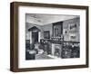 'Library of Captain Harvey, Hampstead', c1903-Frank William Brookman-Framed Photographic Print