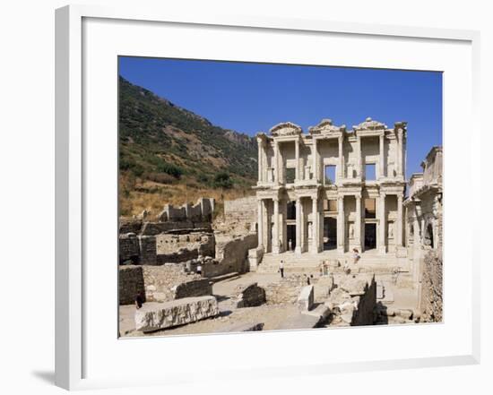 Library of Celsus, Ephesus, Anatolia, Turkey, Eurasia-Michael Short-Framed Photographic Print