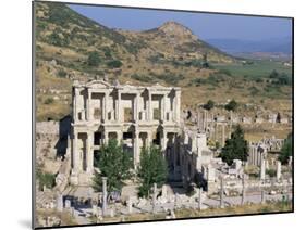 Library of Celsus, Ephesus, Egee Region, Anatolia, Turkey-Bruno Morandi-Mounted Photographic Print