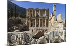 Library of Celsus, Roman Ruins of Ancient Ephesus, Near Kusadasi-Eleanor Scriven-Mounted Photographic Print