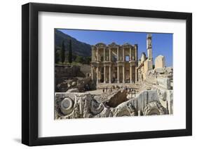 Library of Celsus, Roman Ruins of Ancient Ephesus, Near Kusadasi-Eleanor Scriven-Framed Photographic Print