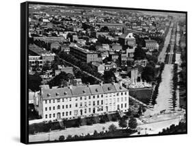 Library of Congress Building at Carroll Row-null-Framed Stretched Canvas