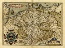 Ortelius's Map of Germany, 1570-Library of Congress-Photographic Print
