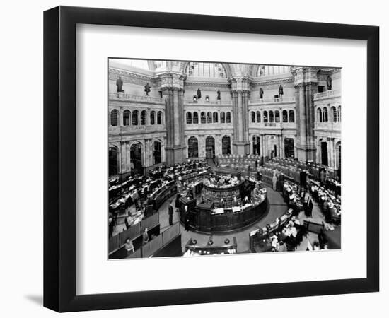 Library of Congress Reading Room-null-Framed Photographic Print