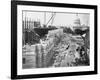Library of Congress under Construction-null-Framed Photographic Print