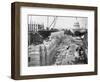 Library of Congress under Construction-null-Framed Photographic Print