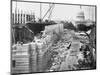 Library of Congress under Construction-null-Mounted Photographic Print