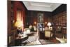 Library of Dunrobin Castle, Golspie, Scotland, United Kingdom-null-Mounted Photographic Print