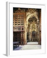 Library of University of Coimbra, Portugal, 1724-null-Framed Giclee Print