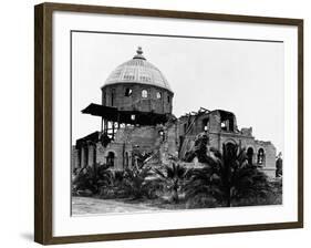 Library Ruins after an Earthquake-null-Framed Photographic Print