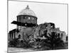 Library Ruins after an Earthquake-null-Mounted Photographic Print