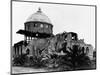 Library Ruins after an Earthquake-null-Mounted Photographic Print