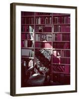 Library Study at Chartwell, Home of Former British Pm Winston Churchill-William Sumits-Framed Photographic Print