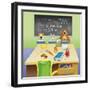 Library Time - Humpty Dumpty-Robin Boyer-Framed Giclee Print