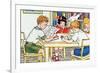 Library Time-Julia Letheld Hahn-Framed Premium Giclee Print