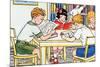 Library Time-Julia Letheld Hahn-Mounted Premium Giclee Print