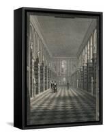 Library, Trinity College, Cambridge, c1820. Artists: James Sargant Storer, Henry Sargant Storer-Henry Sargant Storer-Framed Stretched Canvas