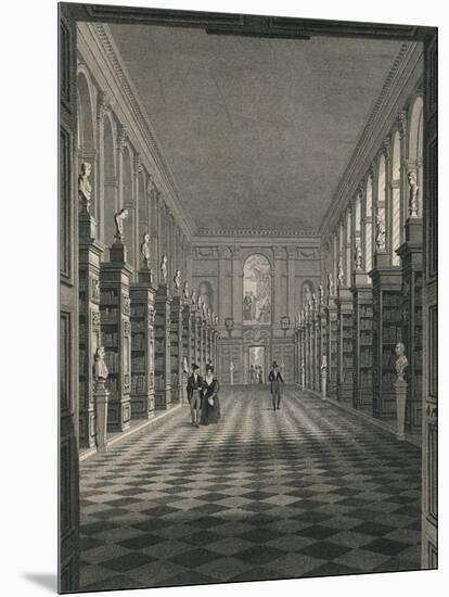 Library, Trinity College, Cambridge, c1820. Artists: James Sargant Storer, Henry Sargant Storer-Henry Sargant Storer-Mounted Giclee Print