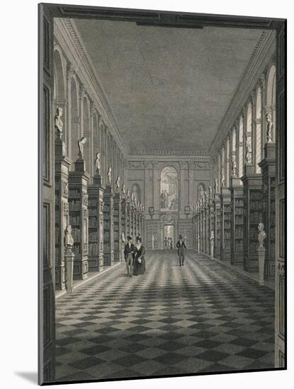 Library, Trinity College, Cambridge, c1820. Artists: James Sargant Storer, Henry Sargant Storer-Henry Sargant Storer-Mounted Giclee Print