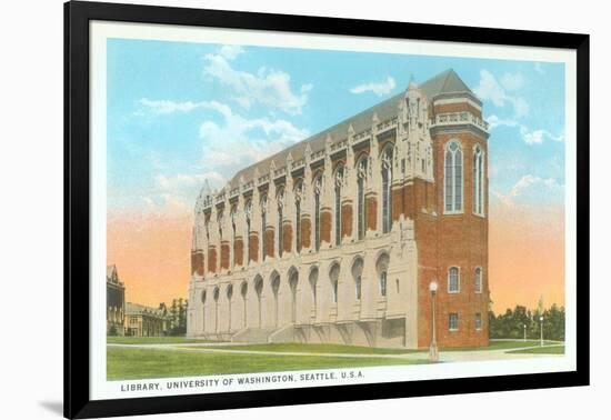 Library, University of Washington, Seattle-null-Framed Art Print