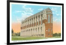 Library, University of Washington, Seattle-null-Framed Art Print