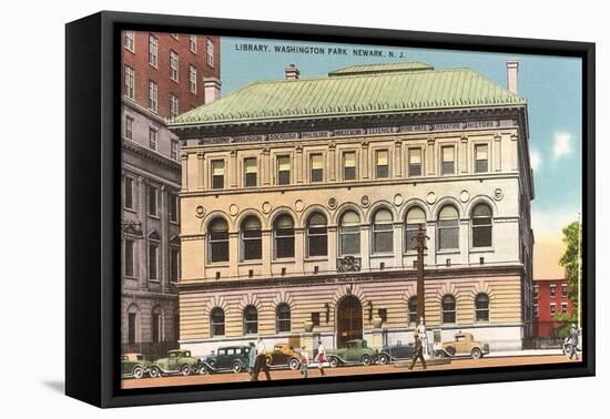 Library, Washington Park, Newark, New Jersey-null-Framed Stretched Canvas