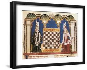 Libro De Los Juegos (Book of Games)-Alfonso X-Framed Art Print