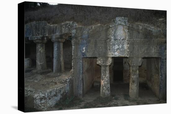 Libya, Cyrene, Greek Necropolis-null-Stretched Canvas