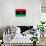 Libya Flag Design with Wood Patterning - Flags of the World Series-Philippe Hugonnard-Art Print displayed on a wall