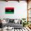 Libya Flag Design with Wood Patterning - Flags of the World Series-Philippe Hugonnard-Art Print displayed on a wall