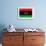 Libya Flag Design with Wood Patterning - Flags of the World Series-Philippe Hugonnard-Framed Art Print displayed on a wall