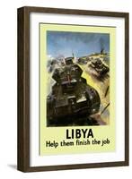 Libya: Help Them Finish the Job-null-Framed Art Print