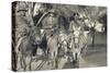 Libya, Homs, Horseback Patrol of Italian Financiers, 1935-null-Stretched Canvas