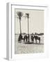 Libya, Homs, Horseback Patrol of Italian Financiers, 1935-null-Framed Giclee Print